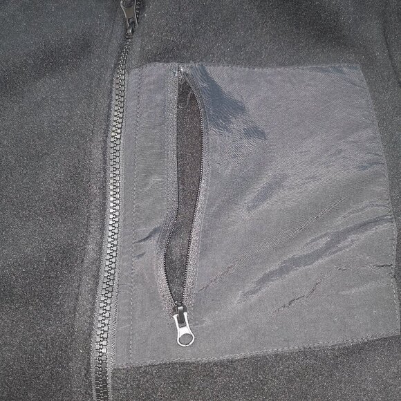 NWOT Telluride Clothing Co. Men's Size Small Full Zip Black Fleece Jacket - Picture 5 of 11